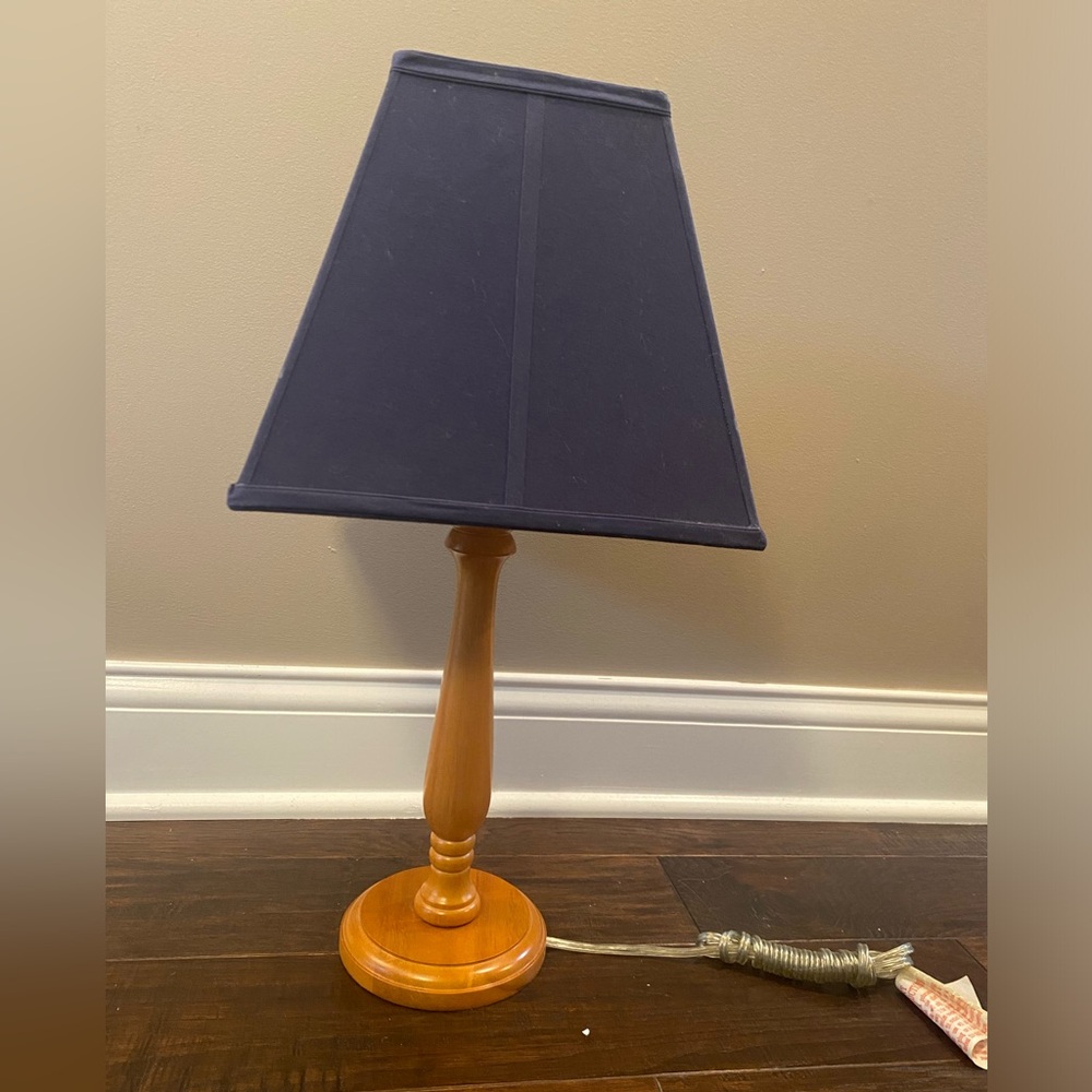Pottery Barn Kids candlestick table lamp